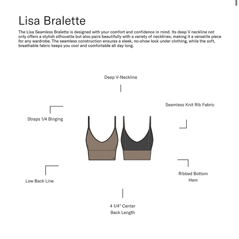 Savvi Lisa Seamless Bralette - Picture 11 of 14